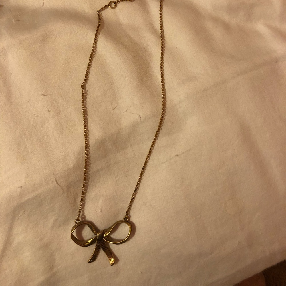 Juicy couture bow necklace